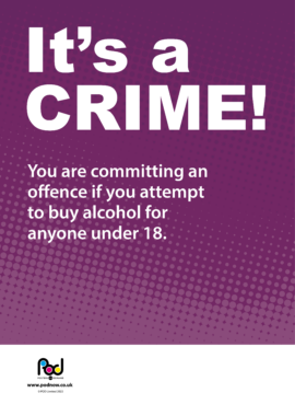 It’s a crime - under 18