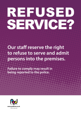 Refused service?