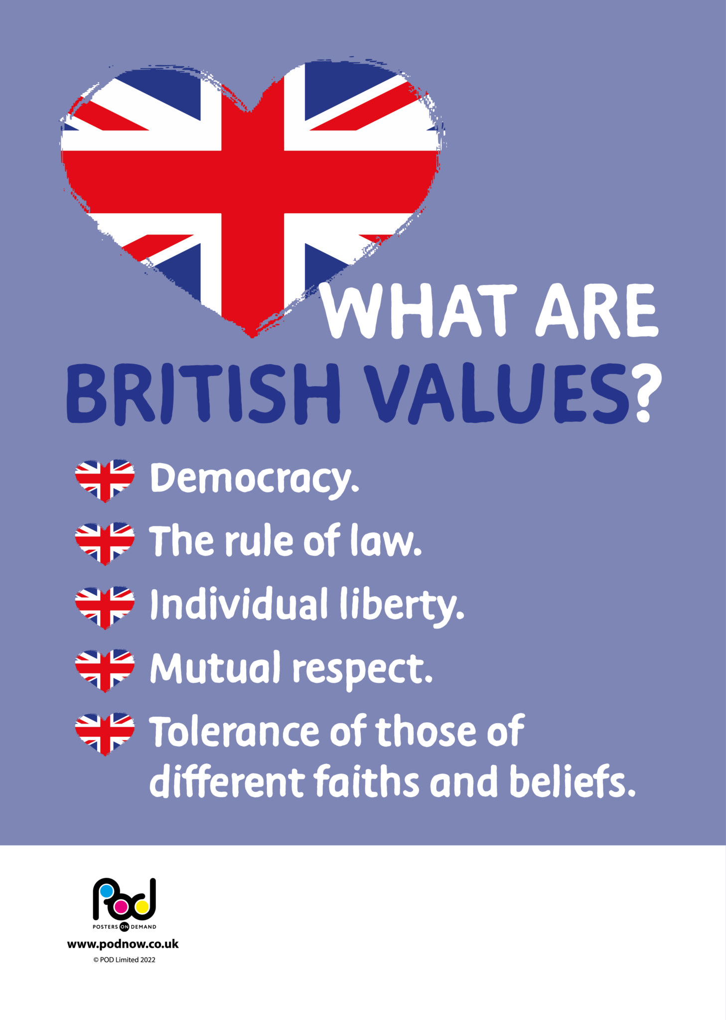 What are british values | POD | Posters On Demand