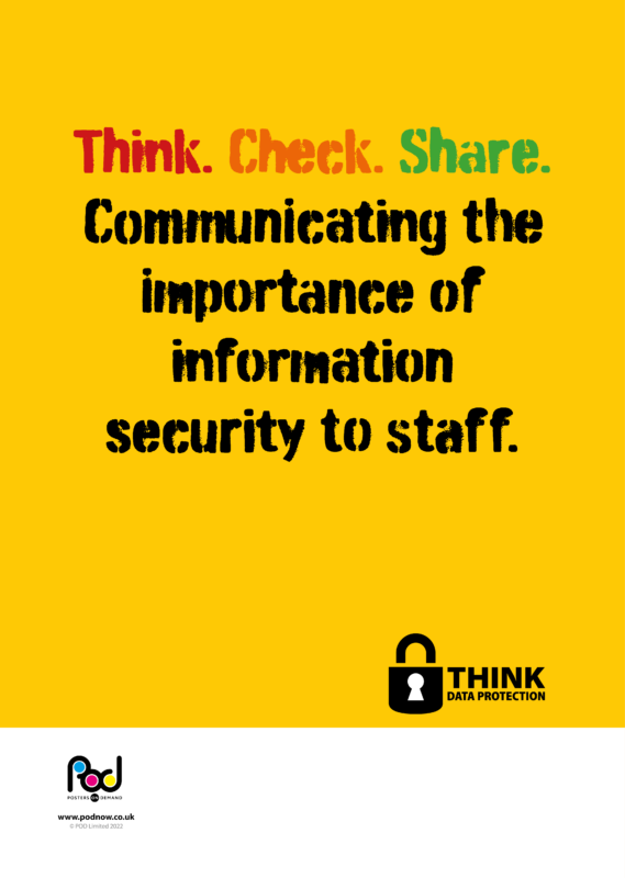 Think Data Protection - sharing | POD | Posters On Demand