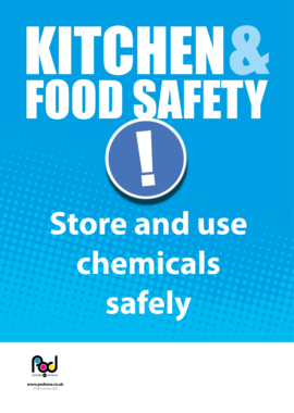 Kitchen and food safety - chemicals
