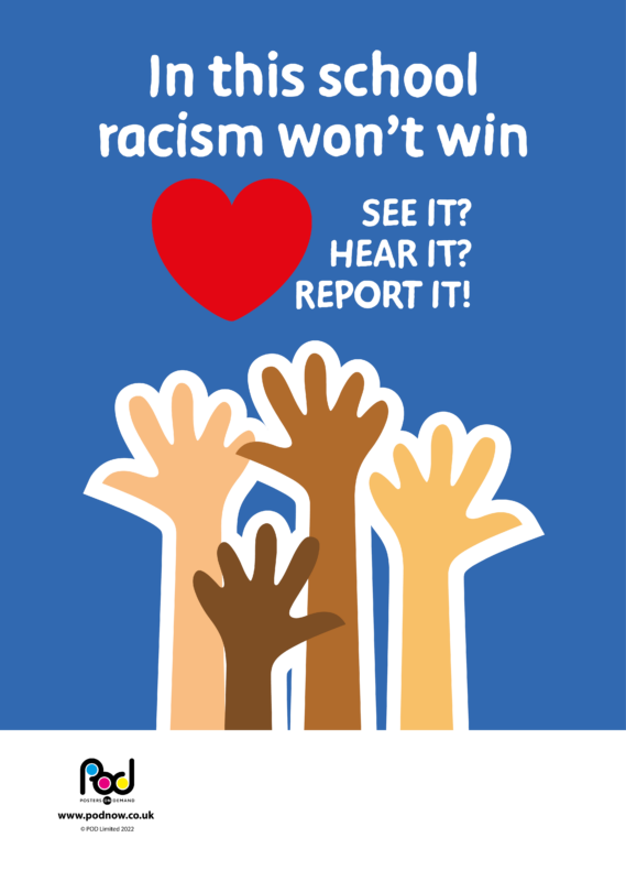 Racism wont win | POD | Posters On Demand
