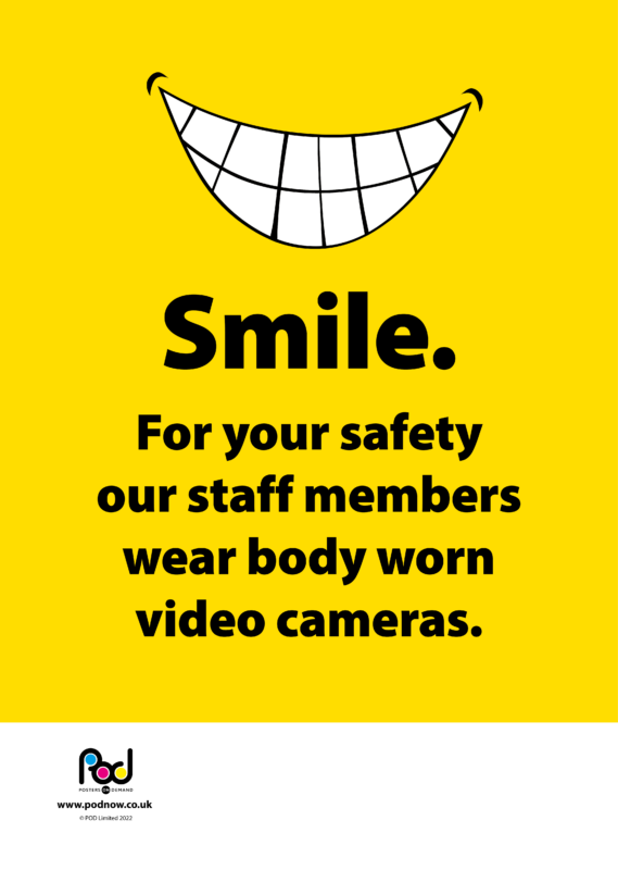 Body Cameras Printed Posters | POD | Posters On Demand