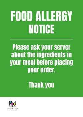 Ask your server