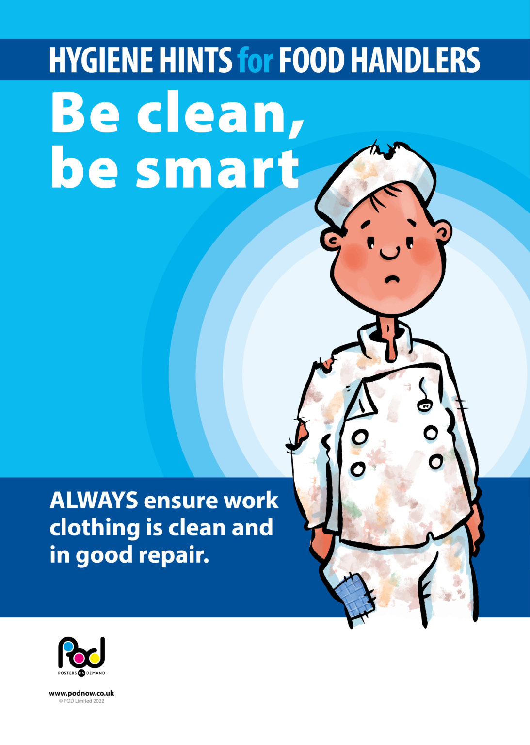 Be clean, be smart | POD | Posters On Demand