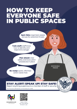 Keep everyone safe in public spaces