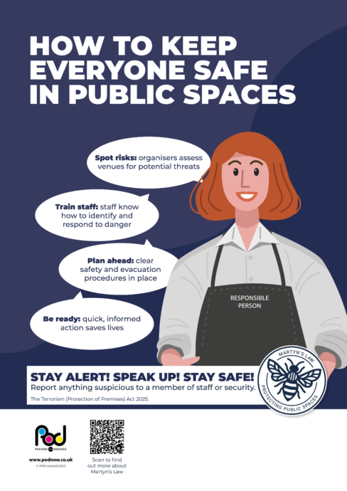 Martyn's law posters16