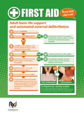 Adult basic life support