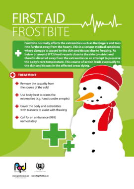 First Aid - Frostbite