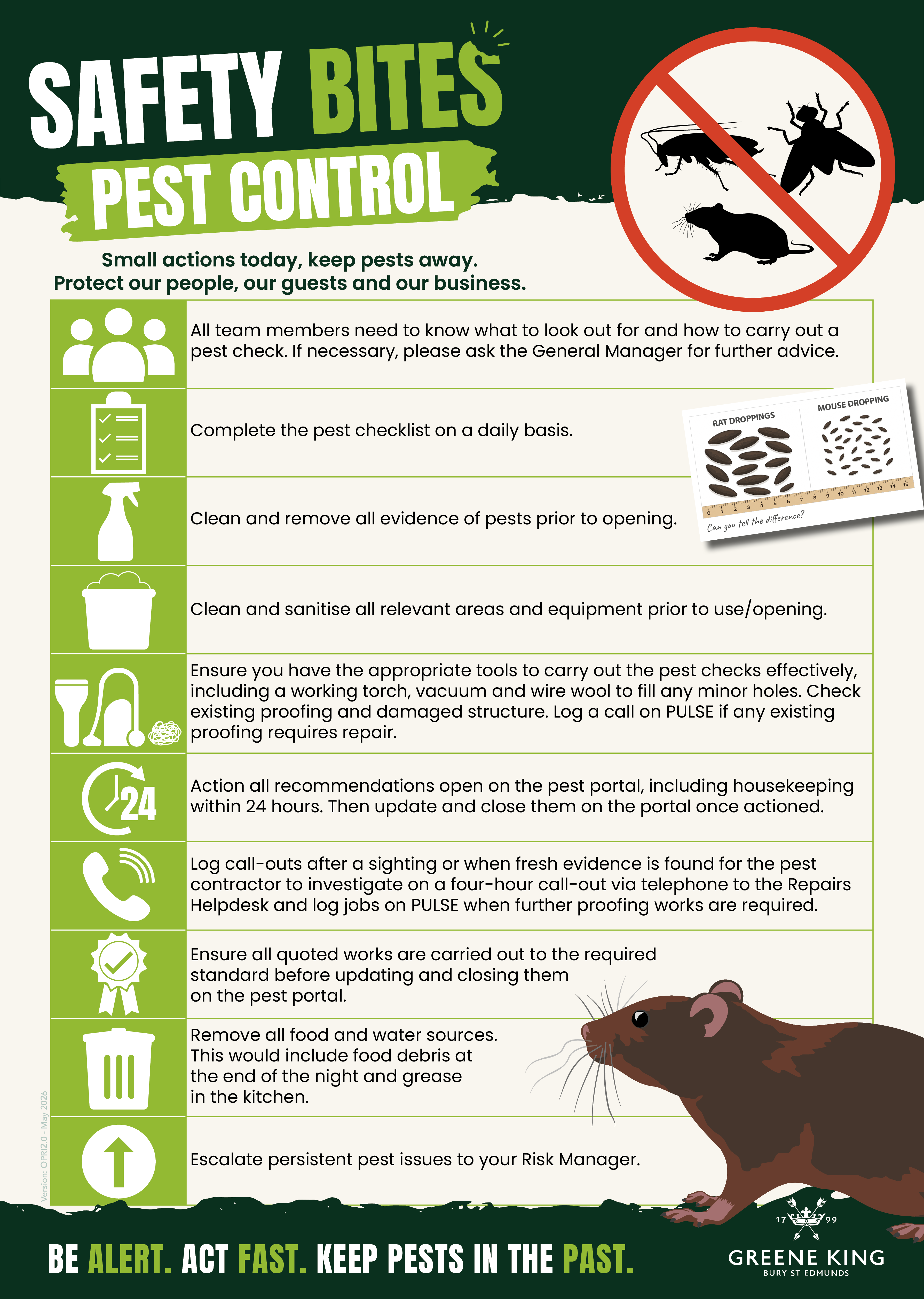 Pest Top Tips