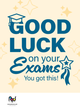 Good luck on your exams