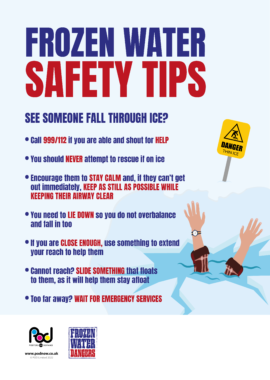 See someone fall through ice?