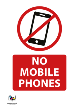 No mobile phones