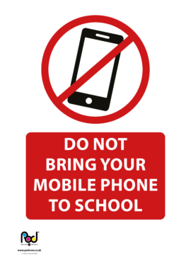 Do not bring your mobile phone