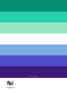 Gay Men's Pride Colours