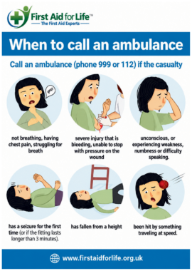 When to call an ambulance