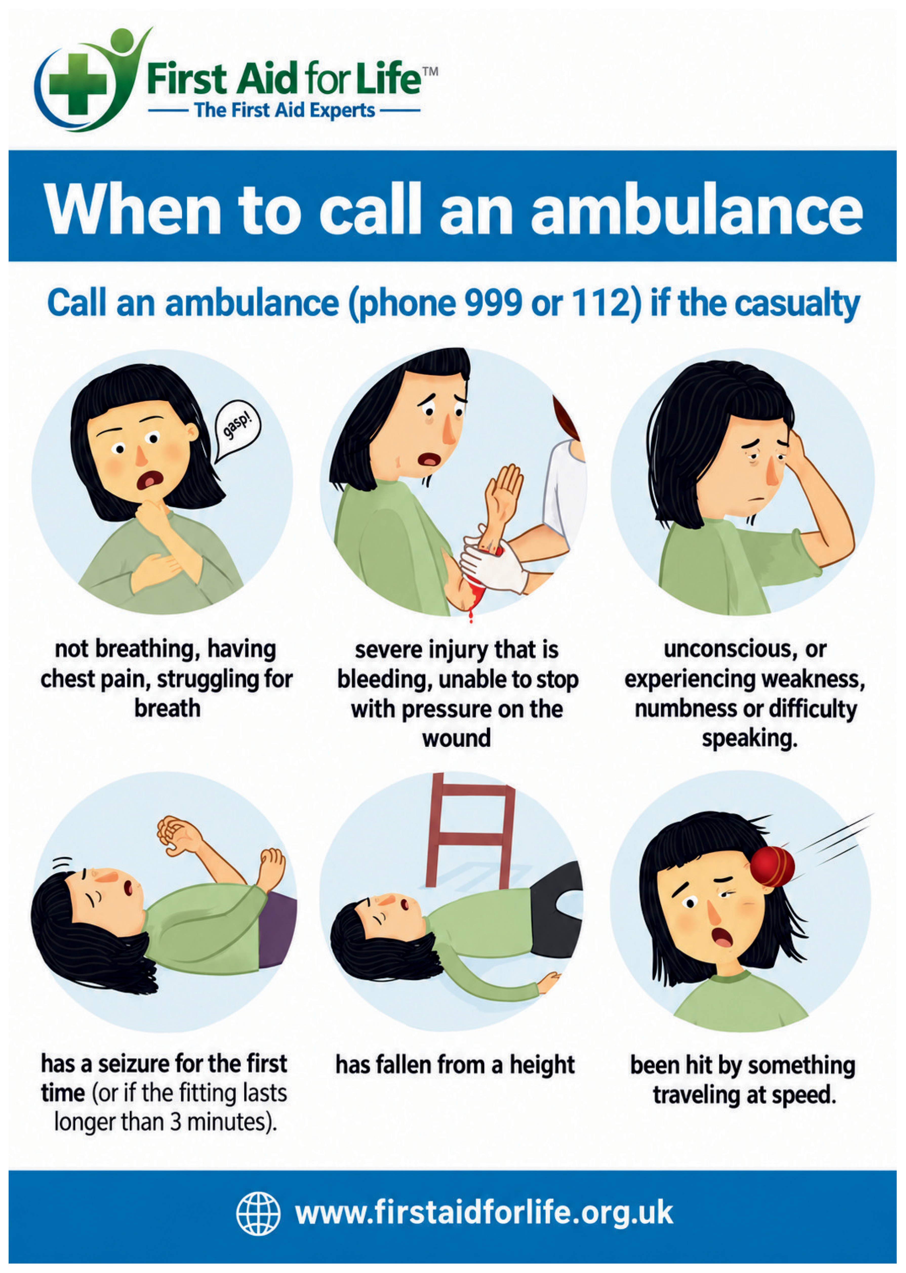 When to call an ambulance